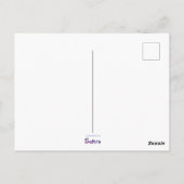 感謝を込めたグラフィティバンのポストカード ポストカード (裏面)