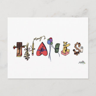 感謝を込めたポストカード ポストカード