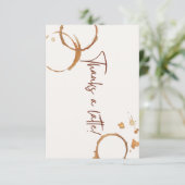 感謝を込めたラテアートカード サンキューカード (スタンド正面)