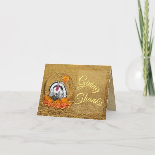 感謝を込めた折りたたみ式招待状 招待状 (正面)