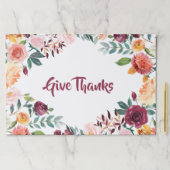 感謝を込めて 秋の花卉 水彩植物画 ペーパーパッド (インサイチュ)