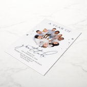 感謝エレガントの台本フォトビ企業のジネス 箔シーズンカード (回転した状態)