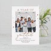 感謝エレガントの台本フォトビ企業のジネス 箔シーズンカード (立ち正面)