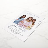 感謝エレガントの台本フォトビ企業のジネス 箔シーズンカード (回転した状態)