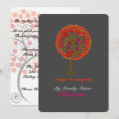 感謝エレガントの木 招待状 (正面/裏面)