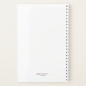 感謝エレガントジャーナルフローラブーケデザイン ノートブック (裏面)