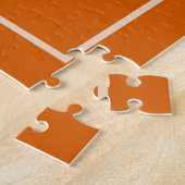 感謝エレガントパーソナライズされたの感謝秋 ジグソーパズル (側面)