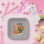 感謝カッコいい感謝祭格言 ペーパープレート (パーティー)