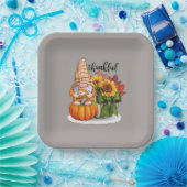 感謝カッコいい感謝祭格言 ペーパープレート (パーティー)