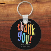 感謝カラフルする キーホルダー (正面)