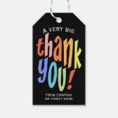 感謝カラフルする ギフトタグ (正面)