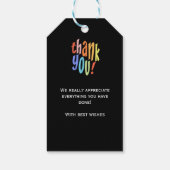 感謝カラフルする ギフトタグ (裏面)