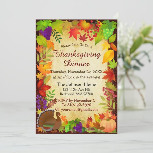 感謝カラフル祭の収穫 招待状 (スタンド正面)