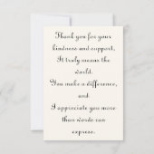 感謝カード (裏面)