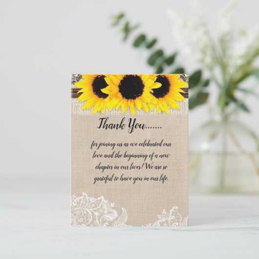 感謝カード (スタンド正面)