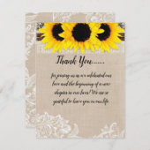 感謝カード (正面/裏面)