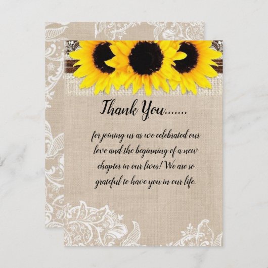 感謝カード (正面/裏面)