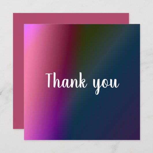 感謝カード (正面/裏面)