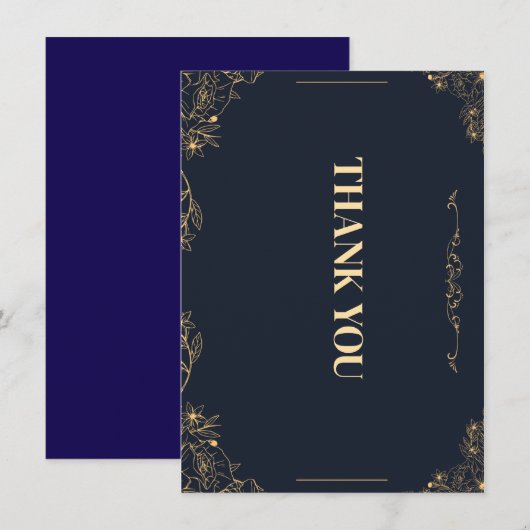 感謝カード (正面/裏面)