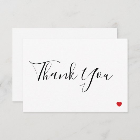 感謝カード (正面/裏面)