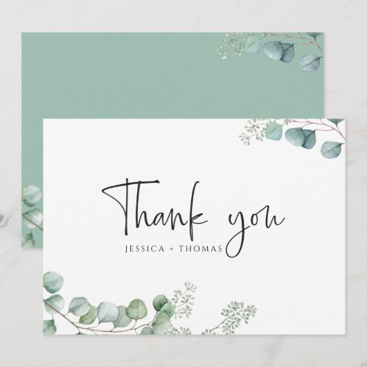 感謝カード (正面/裏面)