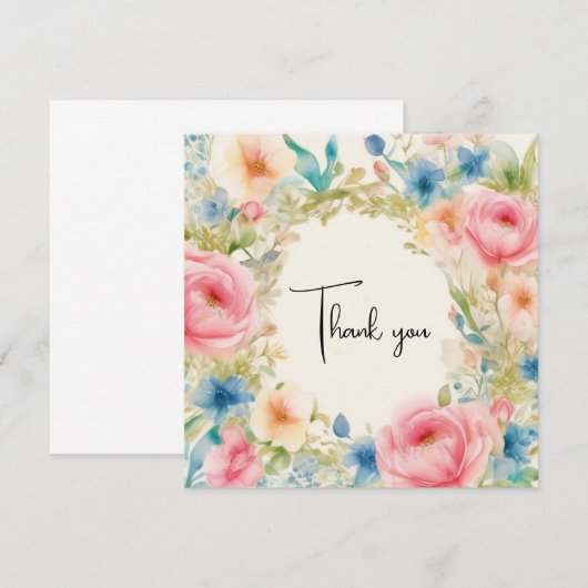 感謝カード (正面/裏面)