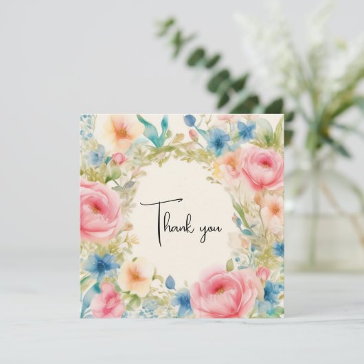 感謝カード (スタンド正面)