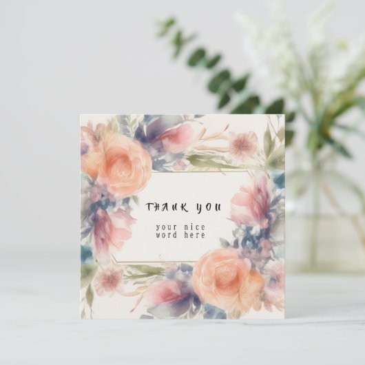 感謝カード (スタンド正面)