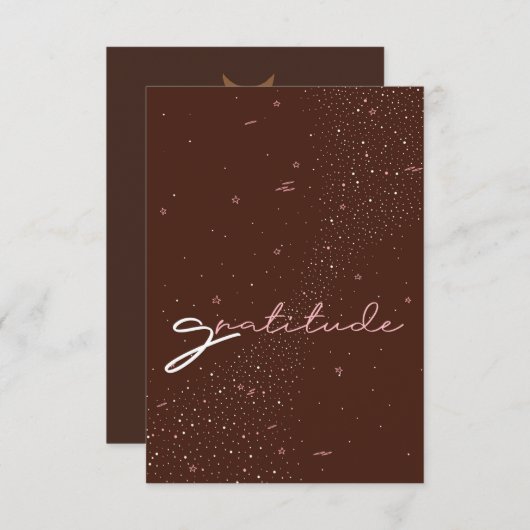 感謝カード (正面/裏面)