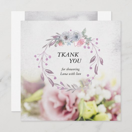 感謝カード (正面/裏面)