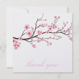 感謝カード：さくら サンキューカード