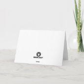 感謝カード - アーツ＆クラフツ ステンドグラス (裏面)