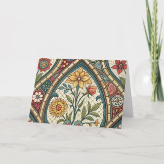 感謝カード - アーツ＆クラフツ ステンドグラス