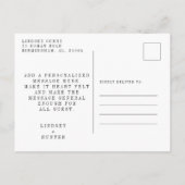 感謝カード インビテーションポストカード (裏面)