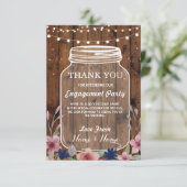 感謝カード ウェディング フラワーリング 飾り瓶 招待状 (スタンド正面)
