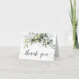 感謝カード グリーンベイビーシャワー 折り畳み式