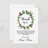 感謝カード サボテンの花束 フィエスタ ウェディング (正面/裏面)