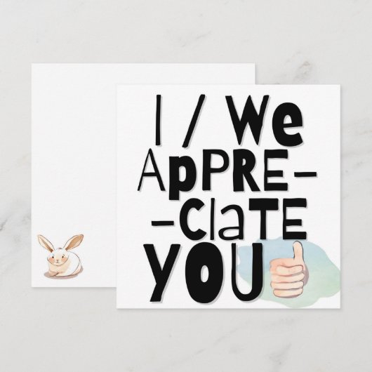 感謝カード シーズンカード (正面/裏面)