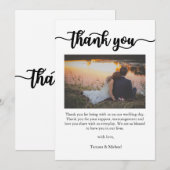 感謝カード テンプレート, 感謝カード スクリプト, 感謝カード 写真付き (正面/裏面)