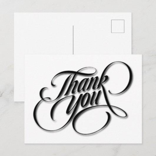 感謝カード ポストカード (正面/裏面)