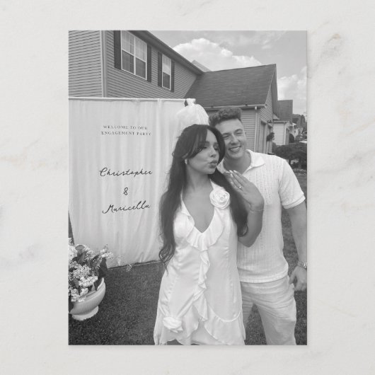 感謝カード, ポストカード 白紙 (正面)