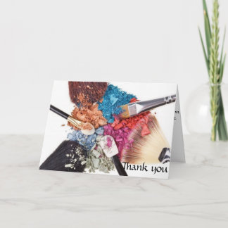 感謝カード - メイクアップアーティスト
