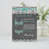 感謝カード 下着 シャワーブライダルパーティーレース (スタンド正面)