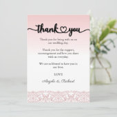 感謝カード, 感謝カードの台本, レース サンキューカード (スタンド正面)