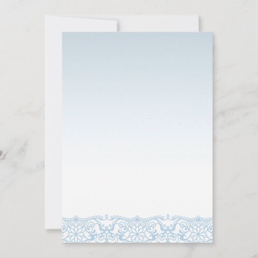 感謝カード, 感謝カードの台本, レース サンキューカード (裏面)