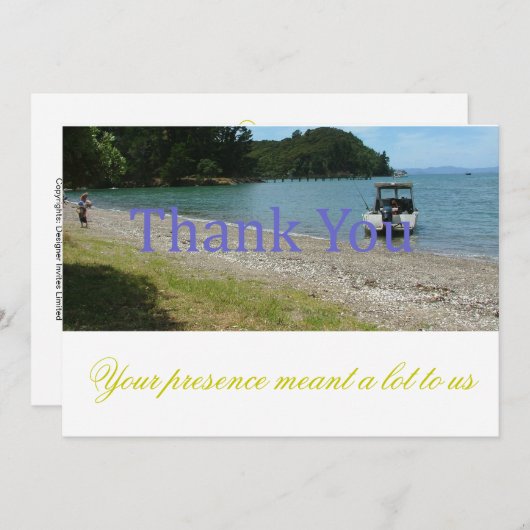 感謝カード 招待状 (正面/裏面)