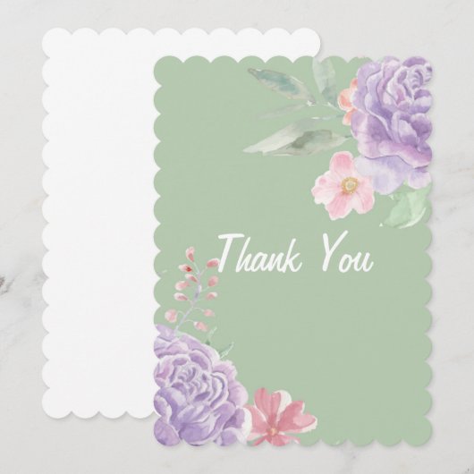 感謝カード 招待状 (正面/裏面)