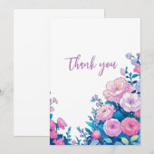 感謝カード 招待状 (正面/裏面)