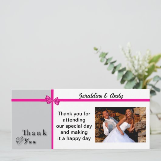 感謝カード 招待状 (スタンド正面)