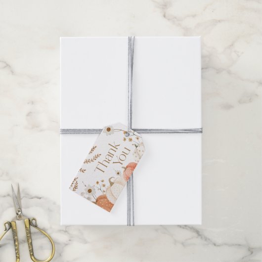 感謝カード 秋のとうもろこし 秋  ギフトタグ (より糸付き)